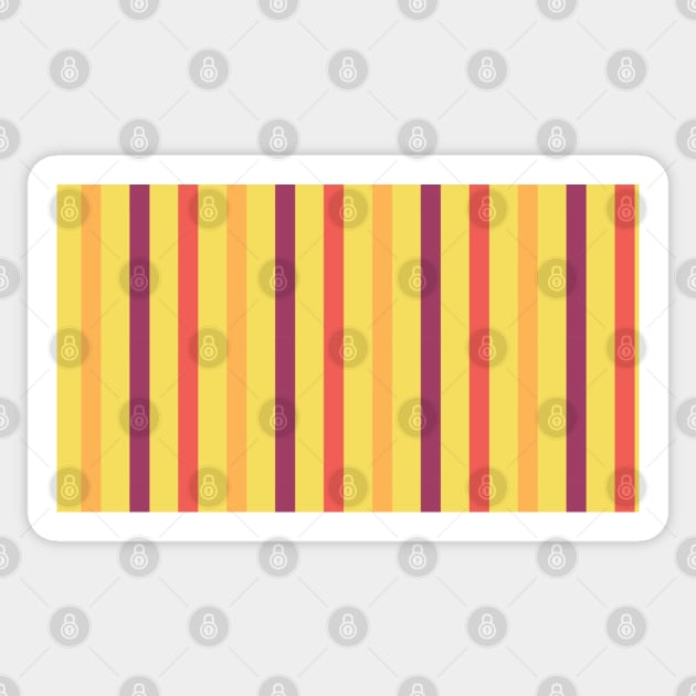 Aiden | Colorful Stripes Pattern Sticker by jeeneecraftz